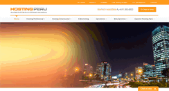 Desktop Screenshot of hostingperu.com.pe